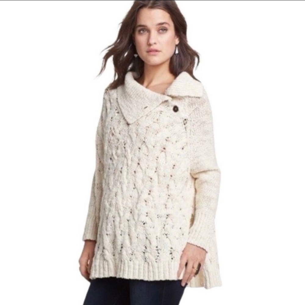 Free People Ivory Sweater NWT, Size XS